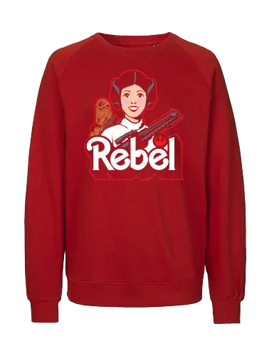 Rebel princess - Villain, mashup, parody - Fairtrade Sweatshirt