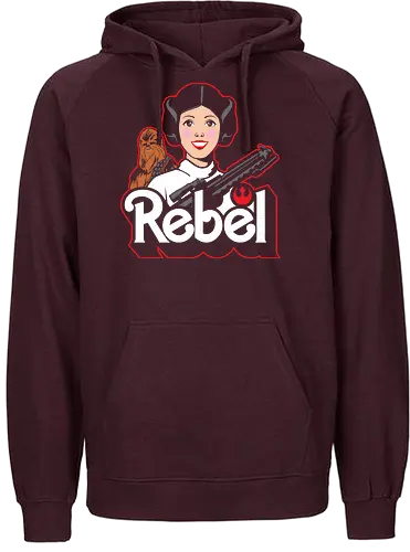 Rebel princess - Villain, mashup, parody - Fairtrade Hoodie