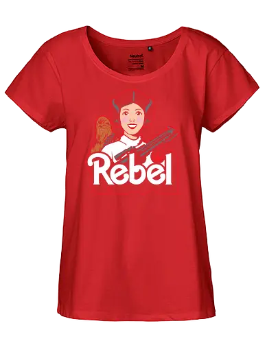 Rebel princess - Villain, mashup, parody - Fairtrade Girl Shirt