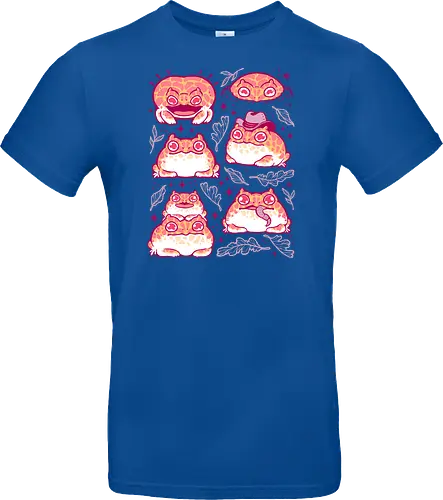 Cute Retrogaming Frog - pacman frog, ceratophrys cranwelli, cute, kawaii, love, pink, seamless, pattern, xmorfina, frogs, toad, funny, apricot, strawberry, albino - Standard T-Shirt