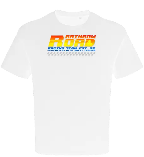 Rainbow Road Racing - Rainbow Road, Mario Kart - Oversize T-Shirt