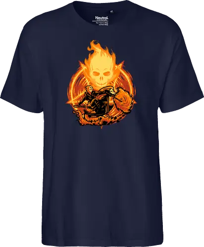Ride Through The Fire - Ghost Rider, Comic, Fire - Fairtrade T-Shirt
