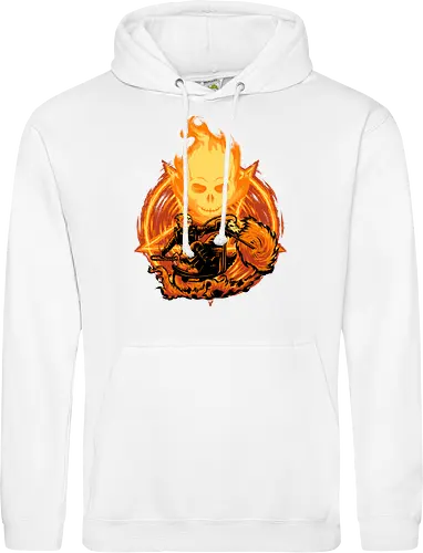 Ride Through The Fire - Ghost Rider, Comic, Fire - Standard Hoodie