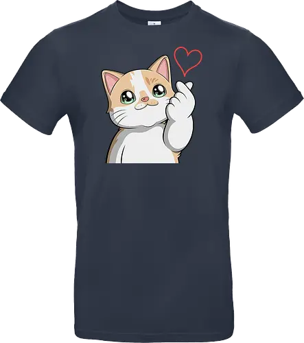 fromMilowwithLove - Smilow, Twitch, Streamer, Katze, Chaos, Liebe, Herz - Standard T-Shirt