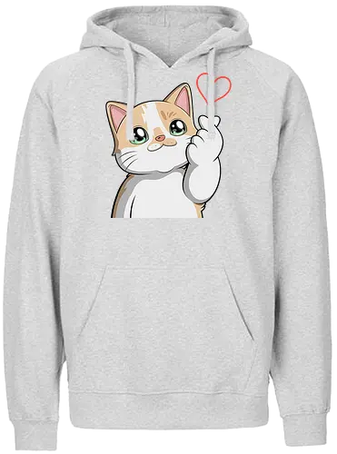 fromMilowwithLove - Smilow, Twitch, Streamer, Katze, Chaos, Liebe, Herz - Fairtrade Hoodie