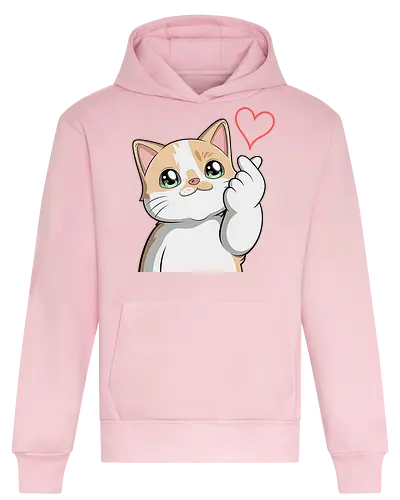 fromMilowwithLove - Smilow, Twitch, Streamer, Katze, Chaos, Liebe, Herz - Heavyweight Hoodie