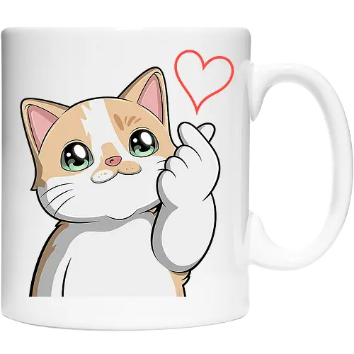 fromMilowwithLove-pocket - Smilow, Twitch, Streamer, Katze, Chaos, Liebe, Herz - Keramiktasse