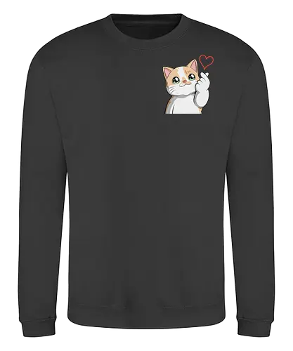 fromMilowwithLove-pocket - Smilow, Twitch, Streamer, Katze, Chaos, Liebe, Herz - Sweatshirt