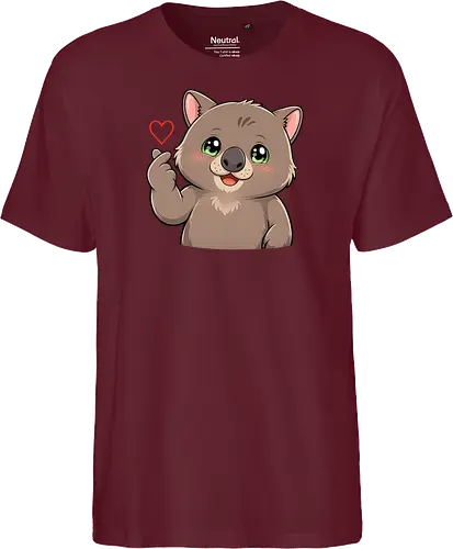 fromWolimswithLove - Smilow, Wolims, Twitch, Streamer, Katze, Chaos, Liebe, Herz - Fairtrade T-Shirt