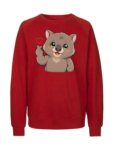 fromWolimswithLove - Smilow, Wolims, Twitch, Streamer, Katze, Chaos, Liebe, Herz - Fairtrade Sweatshirt