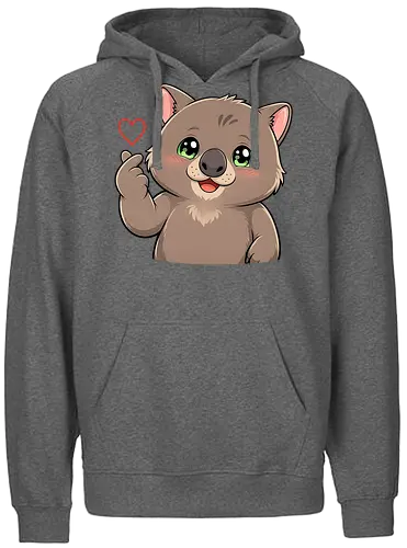 fromWolimswithLove - Smilow, Wolims, Twitch, Streamer, Katze, Chaos, Liebe, Herz - Fairtrade Hoodie