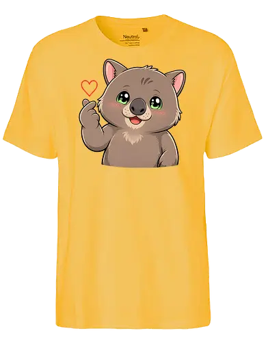 fromWolimswithLove - Smilow, Wolims, Twitch, Streamer, Katze, Chaos, Liebe, Herz - Fairtrade T-Shirt