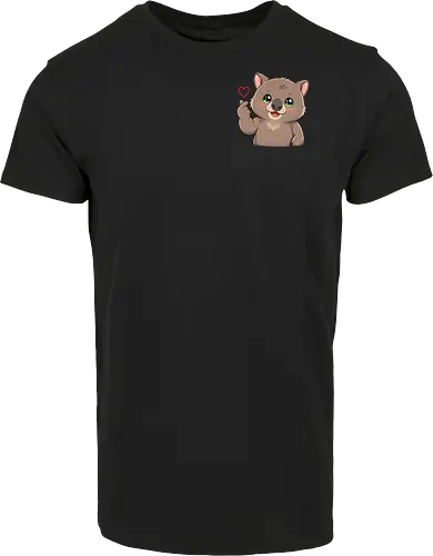 fromWolimswithLove-pocket - Smilow, Wolims, Twitch, Streamer, Katze, Chaos, Liebe, Herz - Hausmarke Shirt