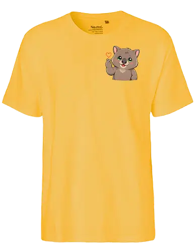 fromWolimswithLove-pocket - Smilow, Wolims, Twitch, Streamer, Katze, Chaos, Liebe, Herz - Fairtrade T-Shirt