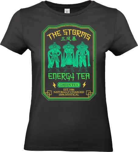 The Storms Energy Tea - big trouble in little china, 80s, 80s movies, cult movies, geek, green tea, jack burton, lo pan, martial arts, matcha, nerd, nostalgia, retro, tea drinker, vintage - Standard T-Shirt (Frauen)