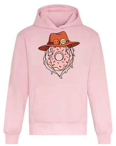 The Ultimate Anime Meme - One Piece meme shirt, Portgas D Ace merch, Fire Fist donut graphic, dark humor anime tee, tragic anime meme apparel, iconic pirate hat design, otaku inside joke clothing, funny manga streetwear, aesthetic anime food shirt, anime heartbreak tee - Heavyweight Hoodie