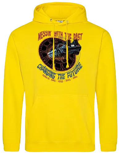 Mess with the past change the future - Movie, film, classic movie, time travel, family, sci-fi, comedy, future - Standard Hoodie