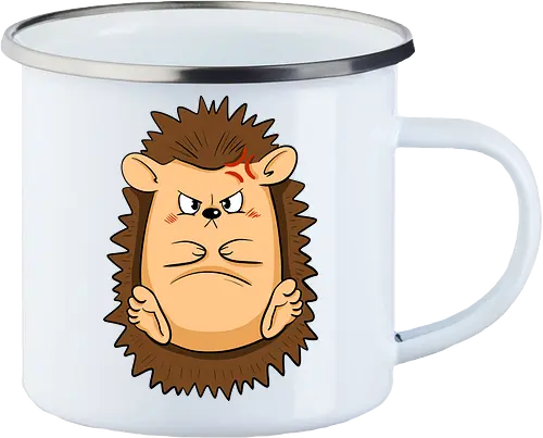 Grumpy Igel - Grumpy, Igel, Comic, Hedgehog - Emailletasse