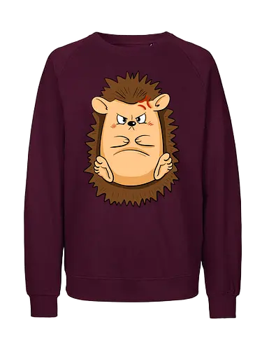Grumpy Igel - Grumpy, Igel, Comic, Hedgehog - Fairtrade Sweatshirt