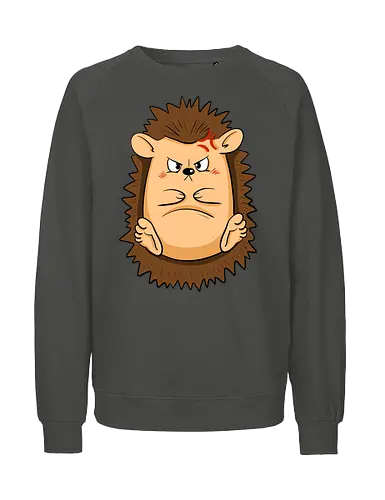 Grumpy Igel - Grumpy, Igel, Comic, Hedgehog - Fairtrade Sweatshirt