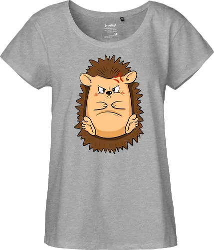 Grumpy Igel - Grumpy, Igel, Comic, Hedgehog - Fairtrade Girl Shirt