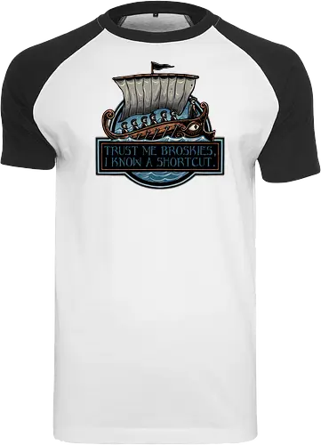 Shortcut took 10 years - Movie, film, myth, adventure, poem, action, fantasy, mythic, funny, humor - Raglan T-Shirt