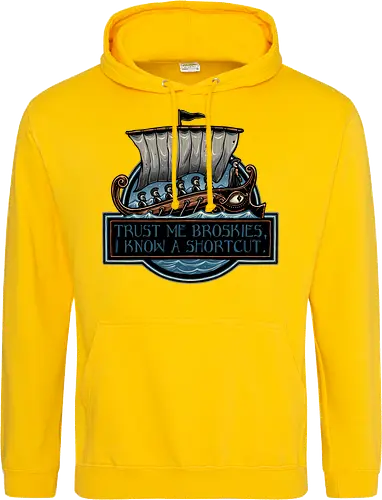 Shortcut took 10 years - Movie, film, myth, adventure, poem, action, fantasy, mythic, funny, humor - Standard Hoodie