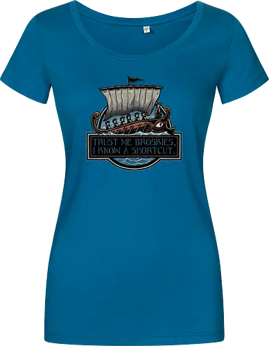 Shortcut took 10 years - Movie, film, myth, adventure, poem, action, fantasy, mythic, funny, humor - Damen T-Shirt