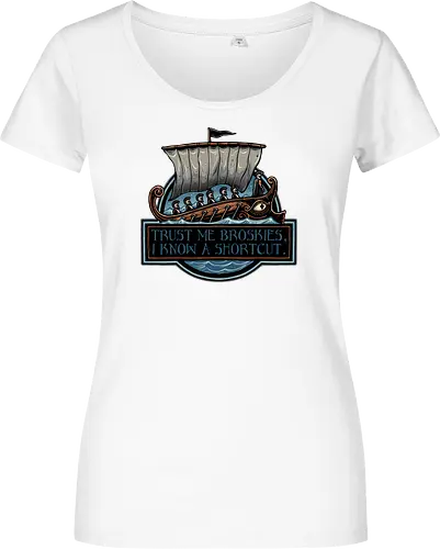 Shortcut took 10 years - Movie, film, myth, adventure, poem, action, fantasy, mythic, funny, humor - Damen T-Shirt