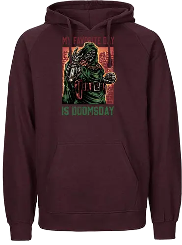 My Favorite Day is Doomsday - Movie, film, comics, sci-fi, science fiction, action, character, super villain - Fairtrade Hoodie
