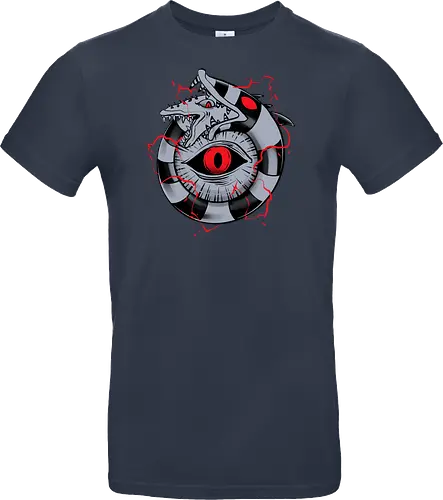 hell ouroboros - Demon, ouroboros, creature, alleyeseeing, snakes, serpent, redeyes, timburton, illuminati - Standard T-Shirt