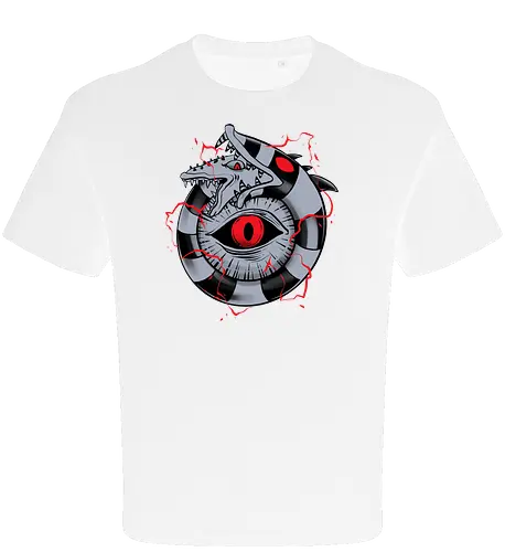 hell ouroboros - Demon, ouroboros, creature, alleyeseeing, snakes, serpent, redeyes, timburton, illuminati - Oversize T-Shirt