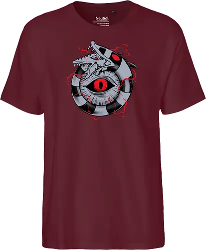 hell ouroboros - Demon, ouroboros, creature, alleyeseeing, snakes, serpent, redeyes, timburton, illuminati - Fairtrade T-Shirt