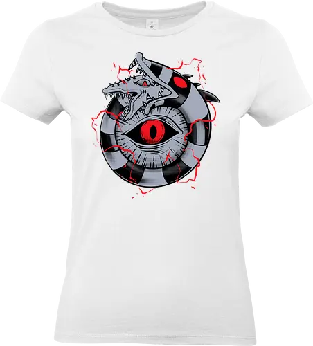 hell ouroboros - Demon, ouroboros, creature, alleyeseeing, snakes, serpent, redeyes, timburton, illuminati - Standard T-Shirt (Frauen)