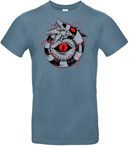 hell ouroboros - Demon, ouroboros, creature, alleyeseeing, snakes, serpent, redeyes, timburton, illuminati - Standard T-Shirt
