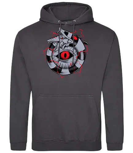 hell ouroboros - Demon, ouroboros, creature, alleyeseeing, snakes, serpent, redeyes, timburton, illuminati - Standard Hoodie