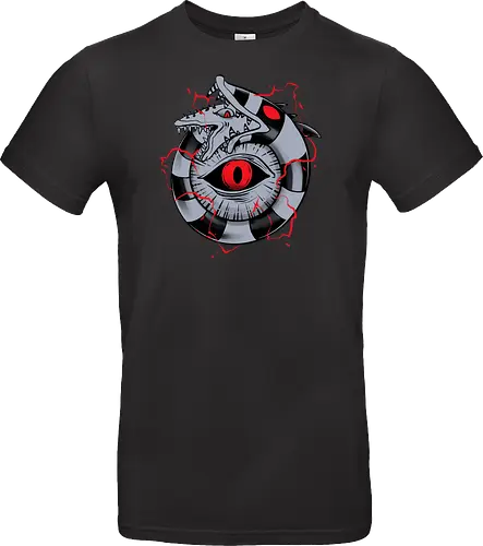 hell ouroboros - Demon, ouroboros, creature, alleyeseeing, snakes, serpent, redeyes, timburton, illuminati - Standard T-Shirt