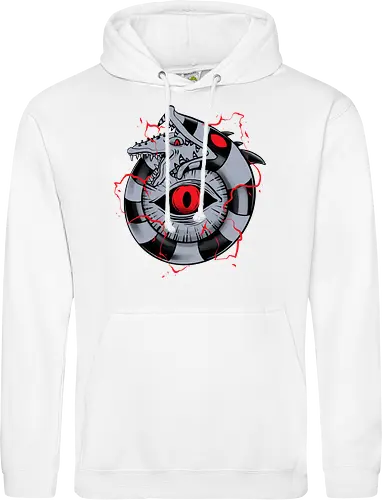 hell ouroboros - Demon, ouroboros, creature, alleyeseeing, snakes, serpent, redeyes, timburton, illuminati - Standard Hoodie