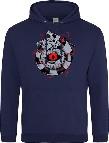 hell ouroboros - Demon, ouroboros, creature, alleyeseeing, snakes, serpent, redeyes, timburton, illuminati - Standard Hoodie
