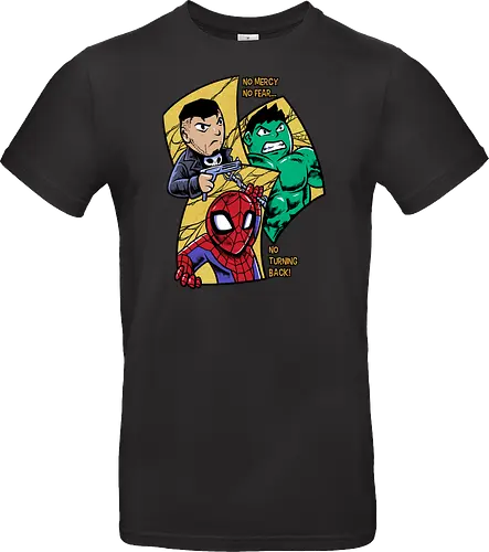 no turning back - Superhero, Superhero, Superhero, superhero, antihero, cool, chibi, cartoon - Standard T-Shirt