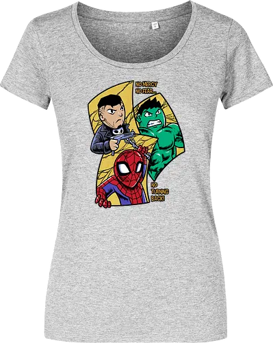 no turning back - Superhero, Superhero, Superhero, superhero, antihero, cool, chibi, cartoon - Damen T-Shirt
