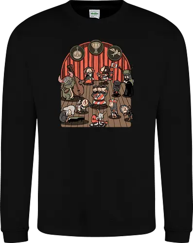 British Comedy Dance - Holy Grail, king arthur, classic, classic movie, movie, movies, comedy, british, british comedy, fun, funny, Music, Dance, white rabbit. Tv Show, Mashup, Adventure, Fantasy, adventure, Meme, Memes, Internet, Ghost, black knight - Sweatshirt
