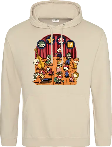 Plumber Game Dance - Mushroom, Turtle, Kingdom, Music, Dance, Dinosaur, Plumber, Video Games, Video Game, Classic Video Game, Tv Show, Mashup, Adventure, Fantasy, Meme, Memes, Internet, Ghost, Magic, Magical - Standard Hoodie