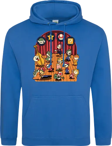 Plumber Game Dance - Mushroom, Turtle, Kingdom, Music, Dance, Dinosaur, Plumber, Video Games, Video Game, Classic Video Game, Tv Show, Mashup, Adventure, Fantasy, Meme, Memes, Internet, Ghost, Magic, Magical - Standard Hoodie