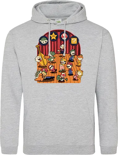 Plumber Game Dance - Mushroom, Turtle, Kingdom, Music, Dance, Dinosaur, Plumber, Video Games, Video Game, Classic Video Game, Tv Show, Mashup, Adventure, Fantasy, Meme, Memes, Internet, Ghost, Magic, Magical - Standard Hoodie