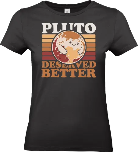Pluto Vintage Planet - Astronaut, Astronomer, Astrophysicist, Astronomy, Planet, Space, Pluto, Pluto Is A Planet, Science, Science Fiction, Cute, Fun, Funny, Adorable, Joke, Vintage, Retro, Retro Vintage, Asteroids, Asteroid - Standard T-Shirt (Frauen)
