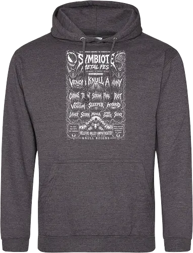 symbiote death fest - Symbiote, symbiote, Superhero, antivenom, agony, carnage, knull, superhero, antihero, cool, metalfest, metalhead, hardcore, deathcore, music, poster - Standard Hoodie