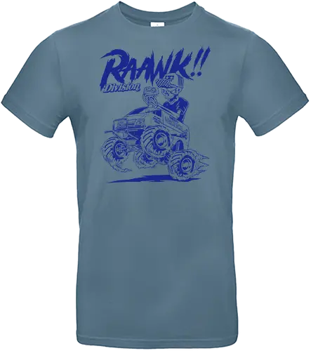 lunch box garage - skull, skeleton, tamiya, lunchbox, carshow, cargarage, speed, monstercar - Standard T-Shirt