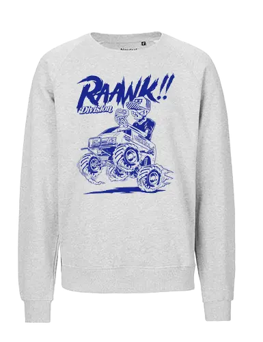 lunch box garage - skull, skeleton, tamiya, lunchbox, carshow, cargarage, speed, monstercar - Fairtrade Sweatshirt
