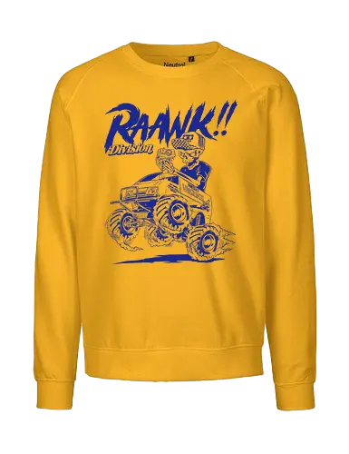 lunch box garage - skull, skeleton, tamiya, lunchbox, carshow, cargarage, speed, monstercar - Fairtrade Sweatshirt